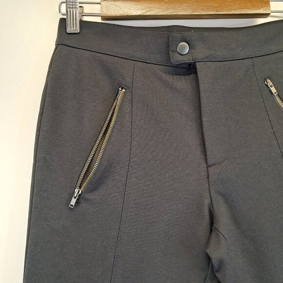 J. Crew Black Pixie Ponte Pants Size 4S - Picture 4 of 10
